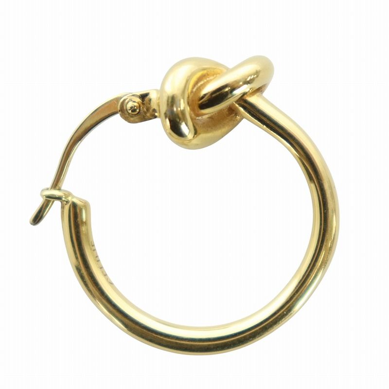 セリーヌ CELINE KNOT ノット スモールフープ ピアス 片耳