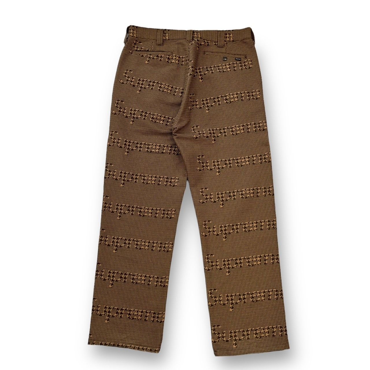 国内正規 Supreme 20AW Work Pant Brown Houndstooth 32 - メルカリ