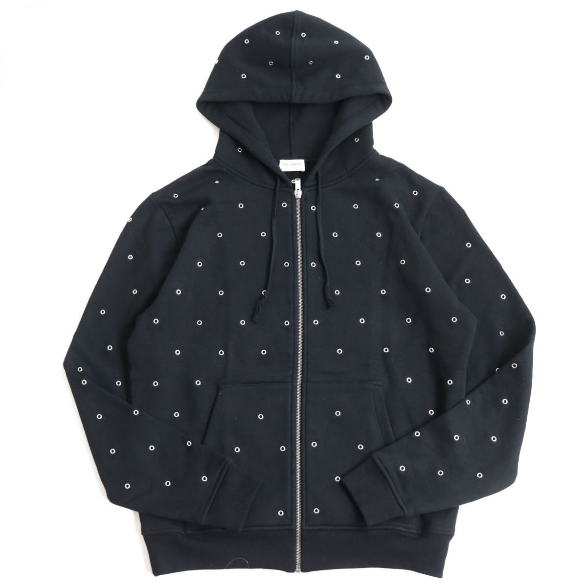 SAINT LAURENT PARIS ハトメスタッズデザイン ジップパーカー SAINT LAURENT - SAINT LAURENT PARIS サンローランパリ ハトメ