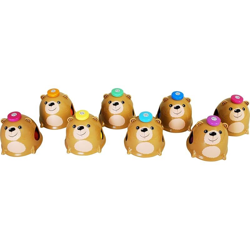 KC ミュージックベル デスクベル 8音 セット Bear Desk Bells MB-8DB 1