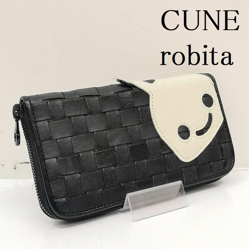 CUNE キューン 財布 長財布 robita ロビタ レザー メッシュ