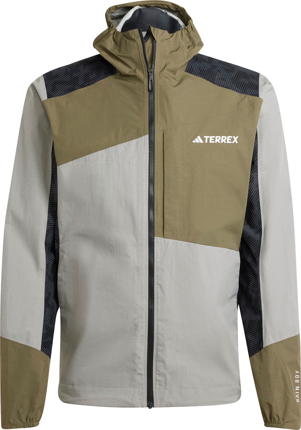 アディダス adidas アウトドア テレックス XPERIOR ハイブリッド RAIN.RDY ジャケット TX430 IW8876 CHソリッドグレー|オ