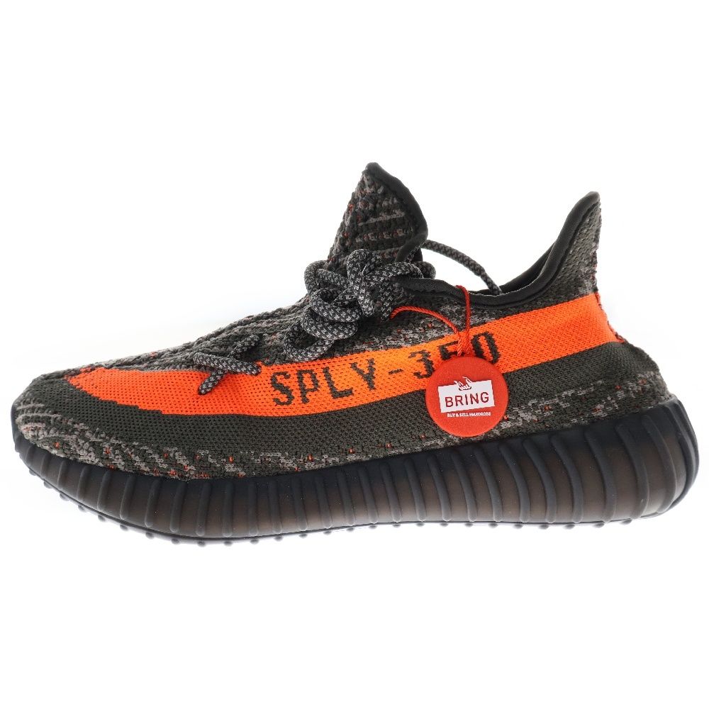 adidas アディダス YEEZY BOOST 350 V2 CABON BELUGA HQ7045 イージーブースト350V2 カーボンベルーガ ローカットスニーカー シューズ グレー|オレンジ US8.5|26.5cm
