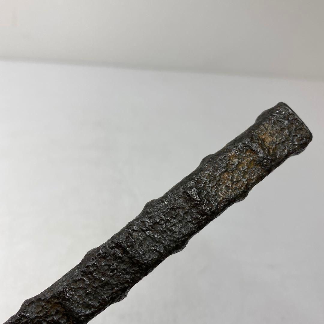 栄一造 金工 鉄製 如意 共箱 42.5㎝ タサオ 東さ5-1008 WWW_IBETON_RU