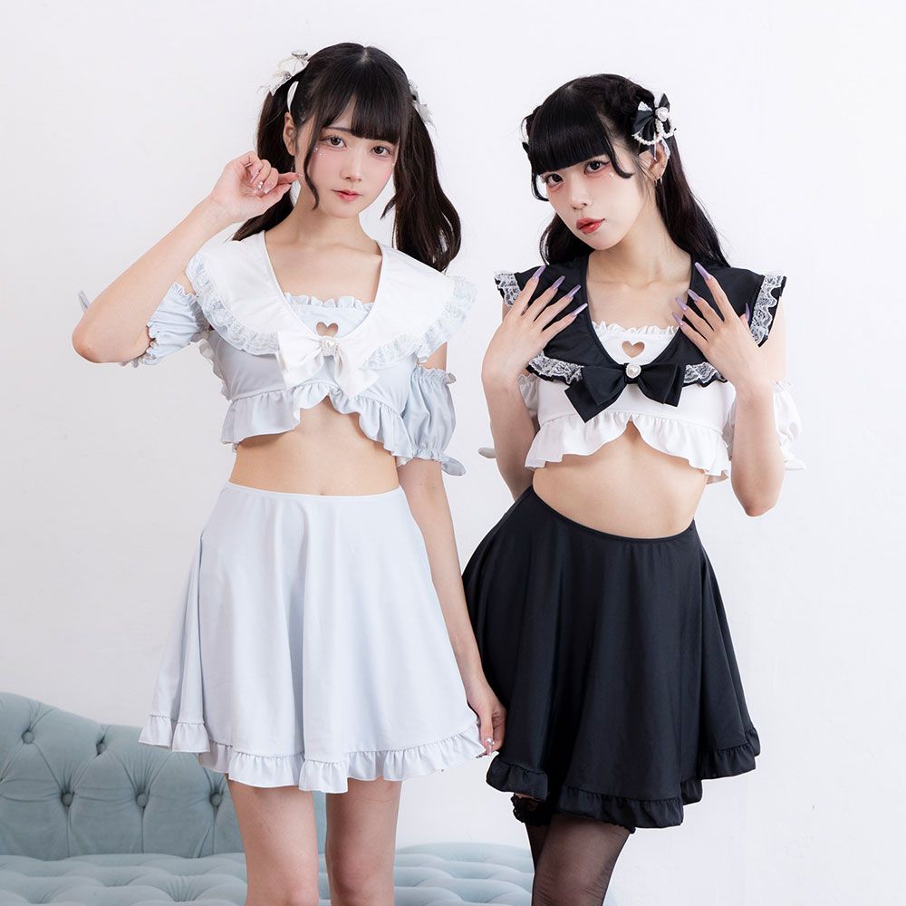 夢展望 DearMyLove クロミ セーラー水着 ブラック Lサイズ 新品 海外発送不可】クロミセーラー水着 – レディースファッション
