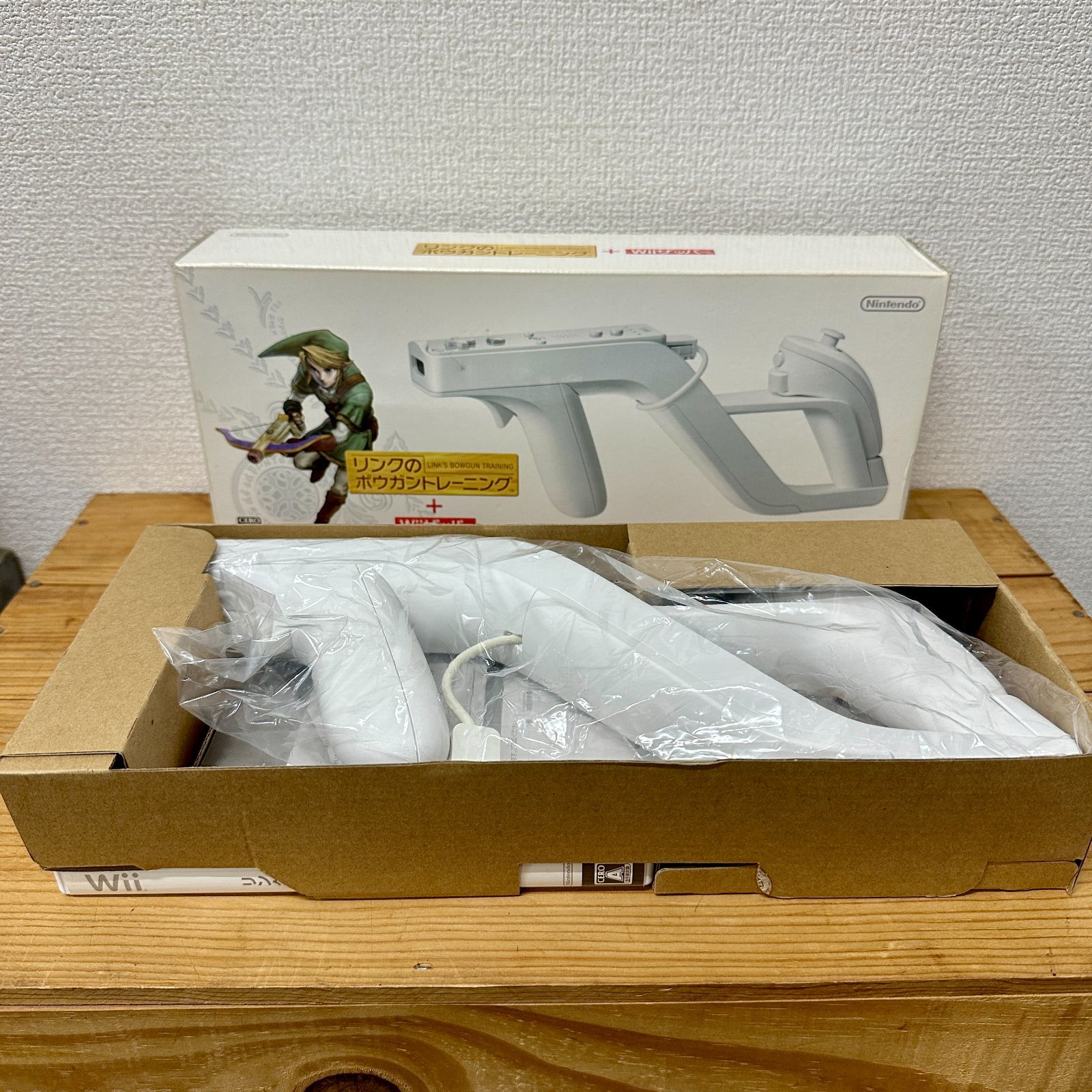 Wii リンクのボーガントレーニング　ソフト　ザッパー　コントローラー　ヌンチャクセット