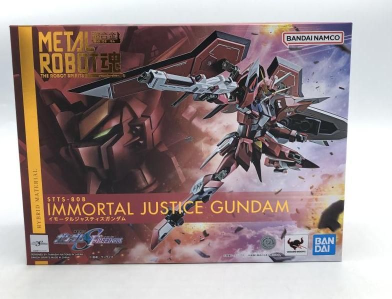 新品未開封　メタルロボット魂　イモータルジャスティスガンダム Amazon | TAMASHII NATIONS METAL ROBOT魂 機動戦士ガンダムSEED