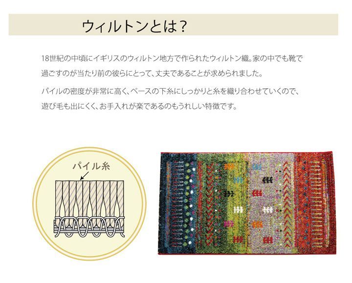 ウィルトン玄関マット マット マリア 60×90cm マリア 玄関マット トルコ製 全品50%OFFクーポン配布中 リライフプラザヤフー店 イケヒコ・コーポレーション