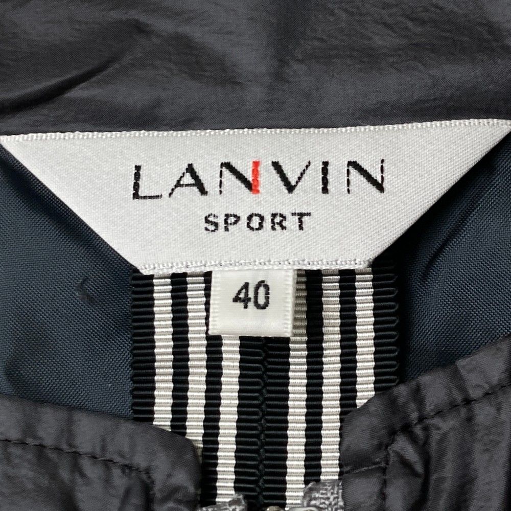LANVIN SPORT ノースリーブワンピース 黒グレー
