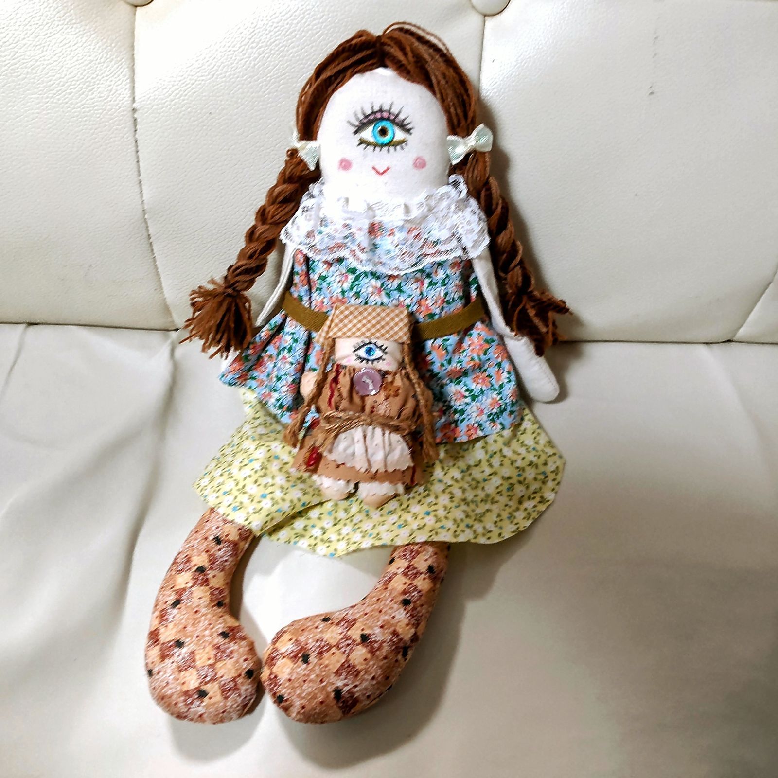 ハンドメイド　カントリードール　ぬいぐるみ　布人形　36cm ハンドメイド カントリードール ぬいぐるみ 布人形 36cm 【公式通販】