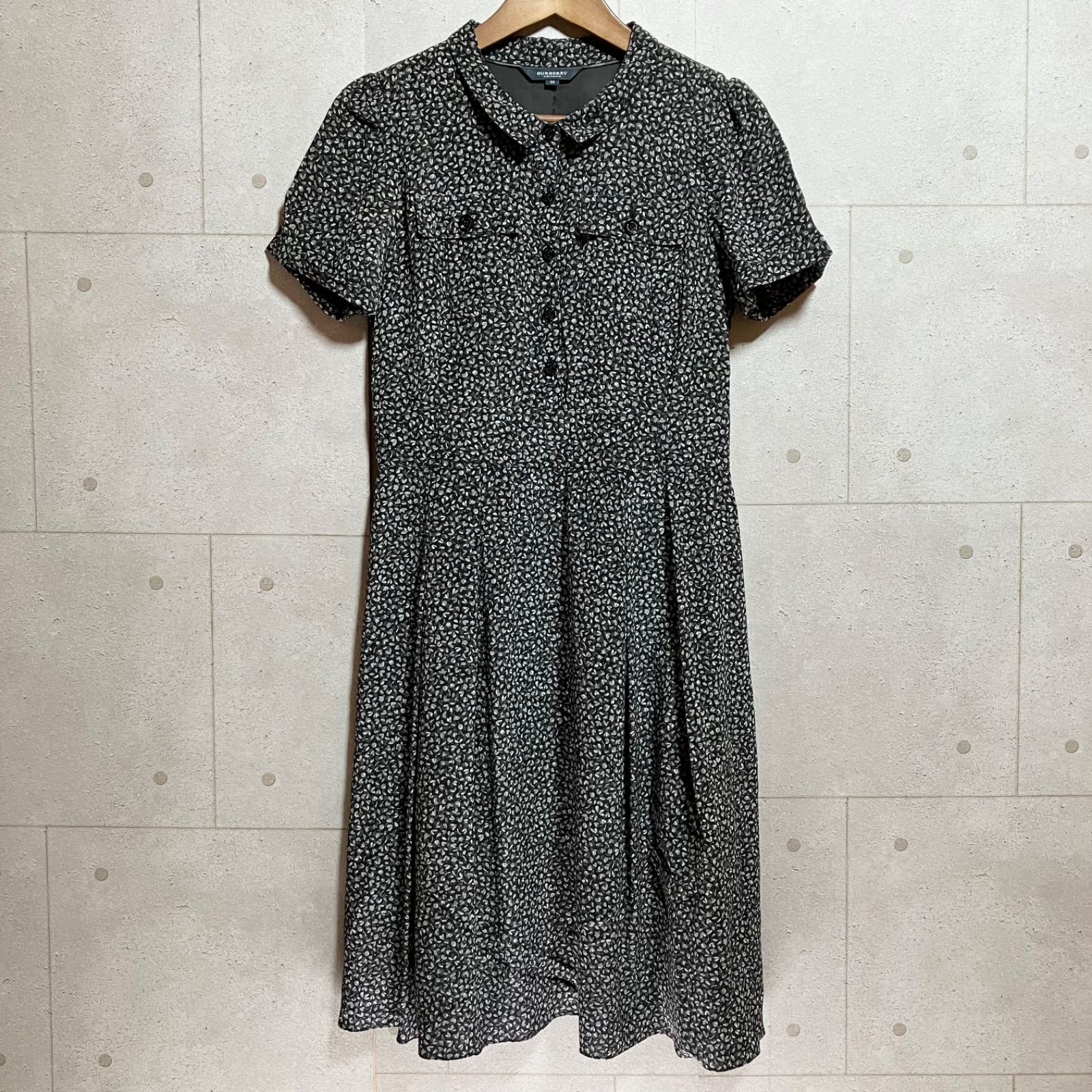 BURBERRY LONDON バーバリーロンドン シルク ドレス ワンピース BURBERRY LONDON バーバリーロンドン シルク ドレス ワンピース