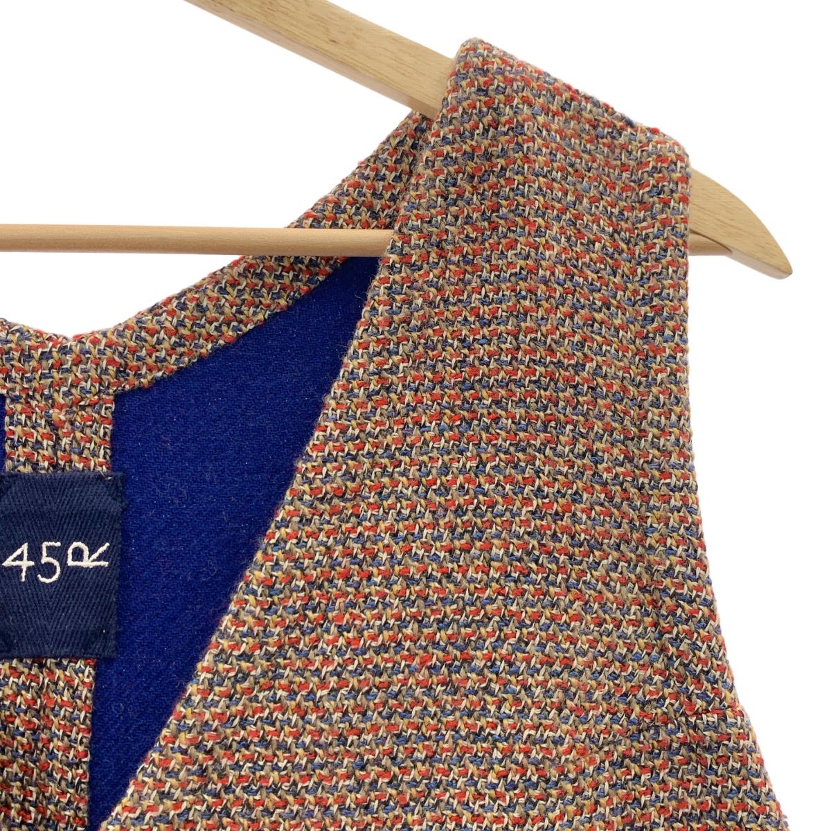 45r / フォーティファイブアール | ジャガード ノースリーブワンピース  