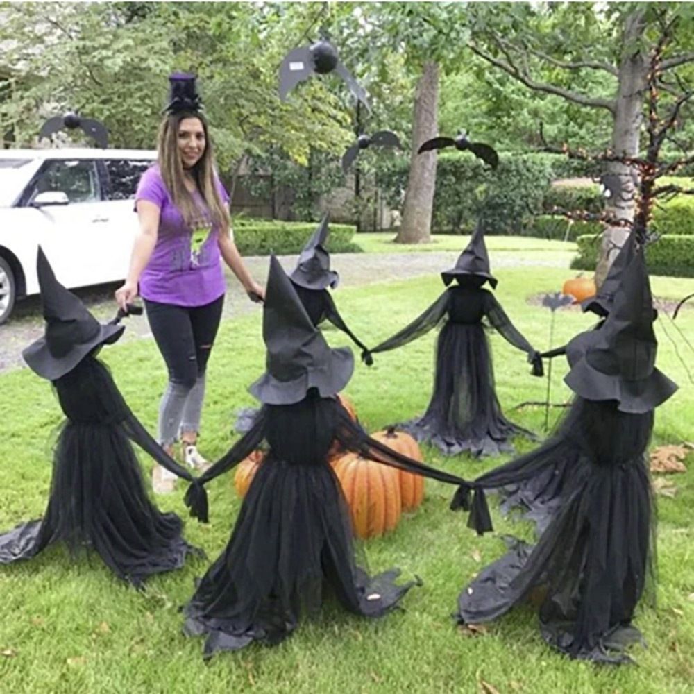 ハロウィン人形 未亡人の魔女の手 2本セット ハロウィン 魔女 ウィッチ 人形 LED ドール 仮装 置物 ホラー