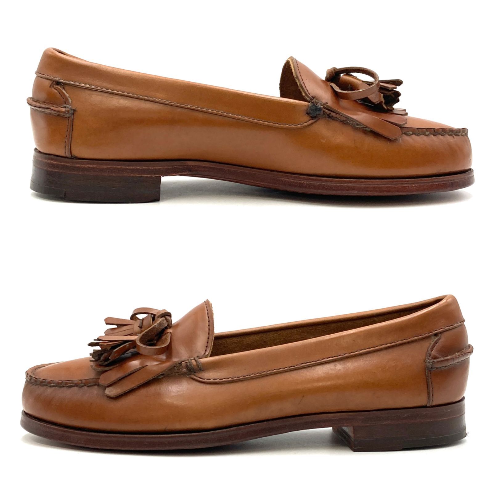 美品 ポロラルフローレン 27cm レザー ローファー ポロラルフローレン レザーソールローファー アメリカ製 | 7th