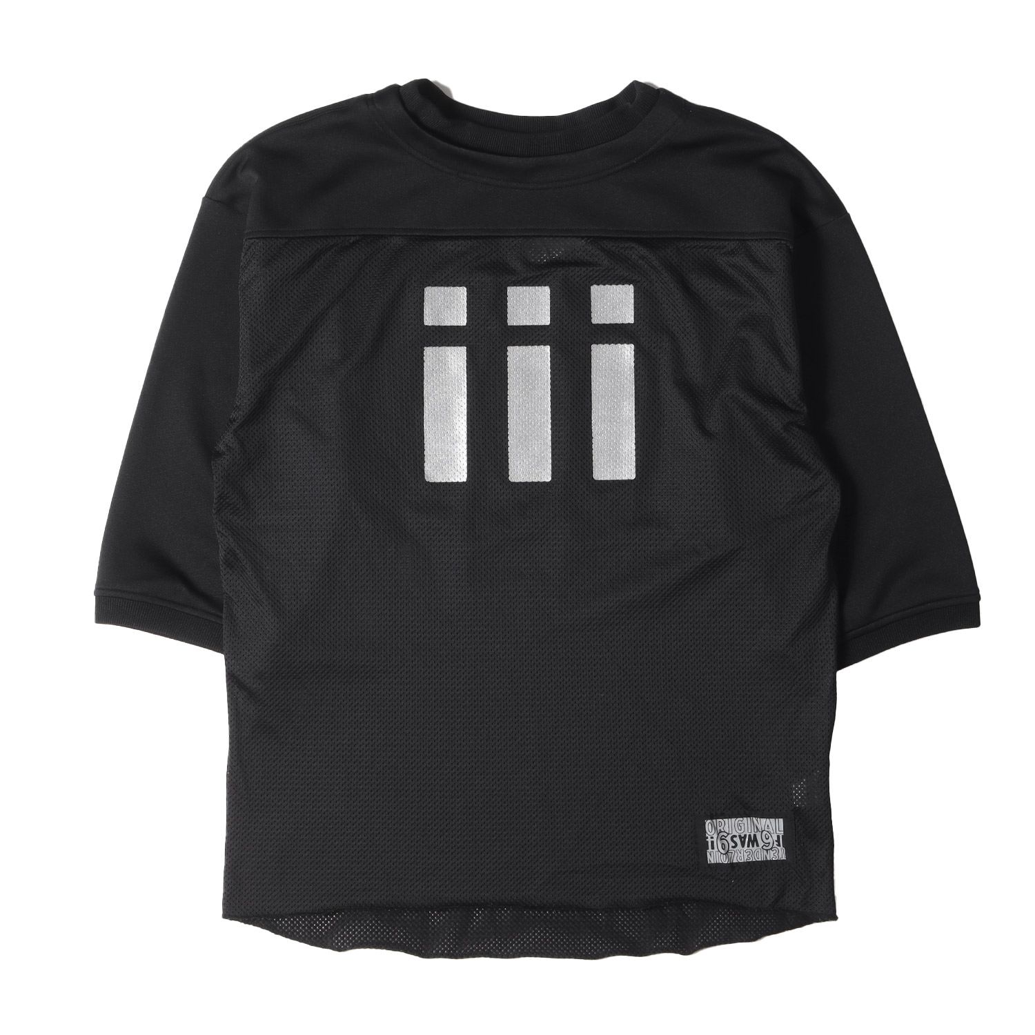 TENDERLOIN テンダーロイン Tシャツ サイズ:M 21SS メッシュジャージ 7分袖 フットボール トップ NFL MESH  JERSEY!!! ブラック トップス カットソー【メンズ】 - メルカリ