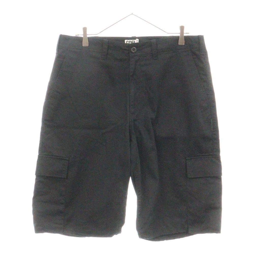 GOODENOUGH (グッドイナフ) ルーズフィット カーゴ ショートパンツ ハーフパンツ ブラック