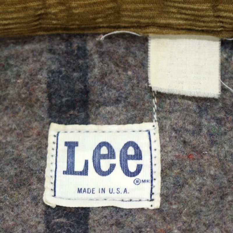 70s USA製 vintage Lee 81-LJ 裏地ブランケット バッドダイ