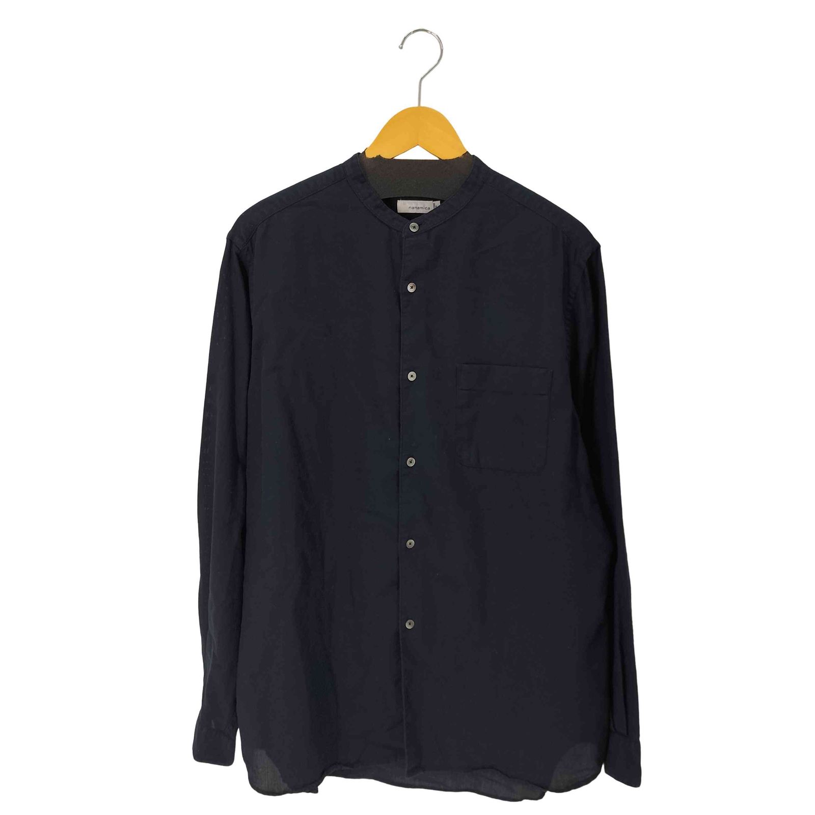 ナナミカ nanamica Band Collar Panama Shirt バンドカラーパナマシャツ メンズ JPN：L 