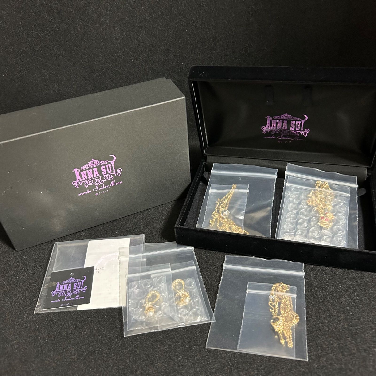 セーラームーン 25周年 伊勢丹 ANNA SUI シルバーセット コラボ アクセサリー ネックレス ピアス ブレスレット