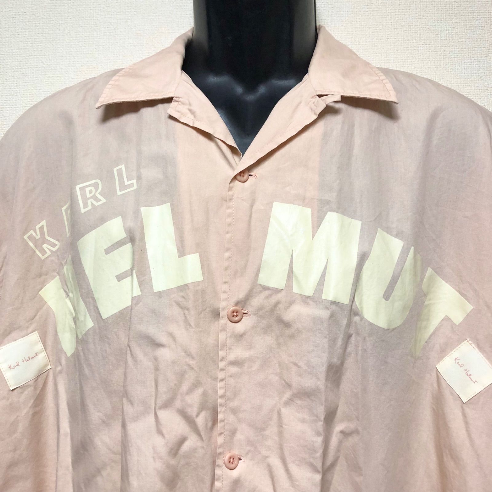 美品　カールヘルム　半袖シャツ 美品 KARL HELMUT カールヘルム 半袖シャツ Mサイズ - メルカリ