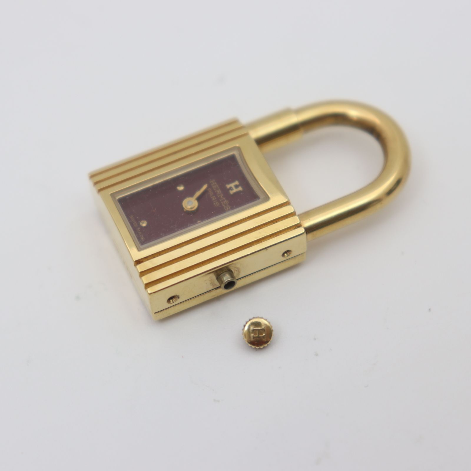 e13226 エルメス ケリー ウォッチ カデナ 不動 ベルトなし ジャンク