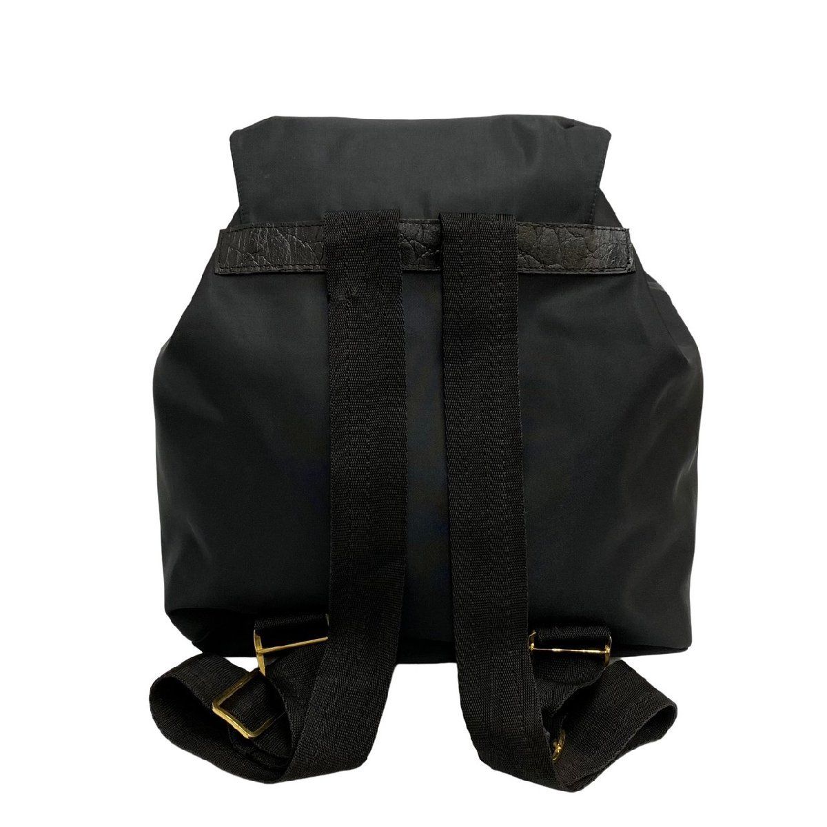 リュック 本革 黒 ヴェルサーチ 希少☆ジャンニヴェルサーチ