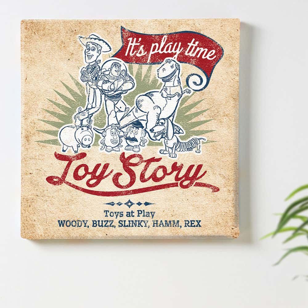 トイストーリー　ピクサー　ディズニー　アート　絵画　パネル ファブリックパネル トイ ストーリー ピクサー 絵画 キャンバス