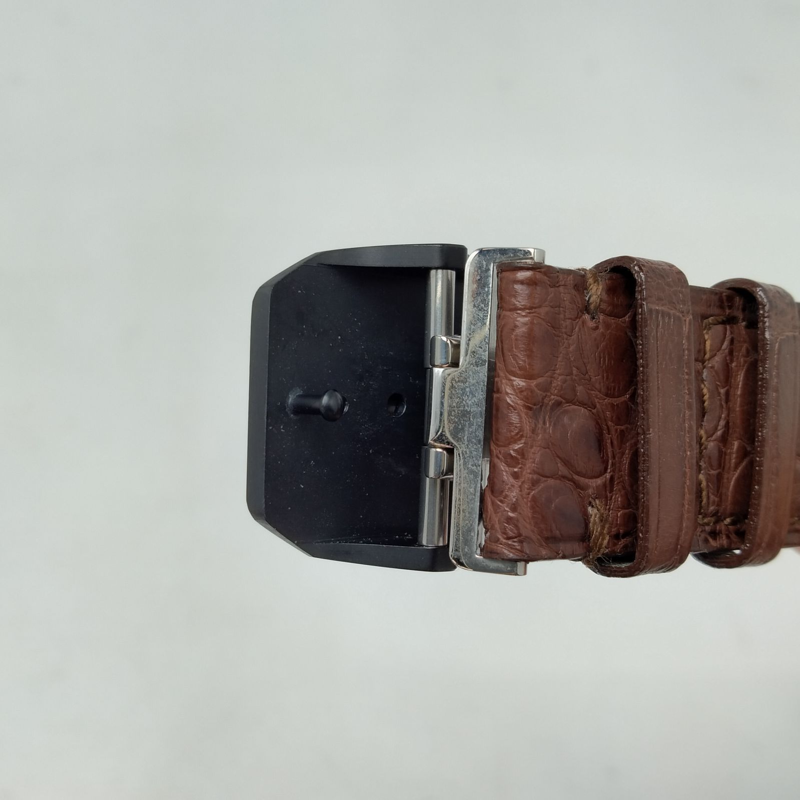 ✨️CVSTOS✨️クストス 時計ベルト 革ベルト アリゲーター Dバックル