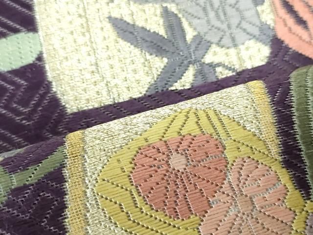 平和屋着物○桝屋儀兵衛 ワンタッチつけ帯 花繋ぎ 金糸 やまと誂製