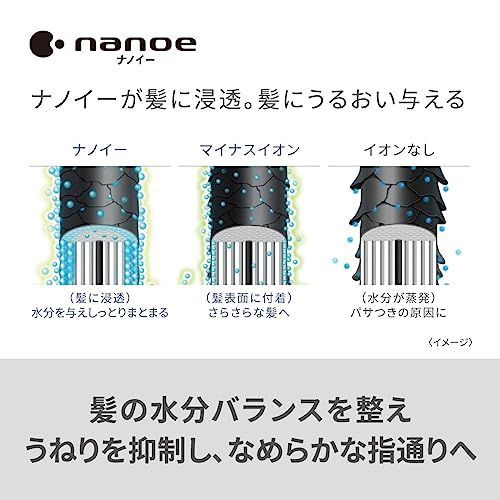パナソニック ヘアドライヤー ナノケア ナノイー 静電気抑制 ホワイト