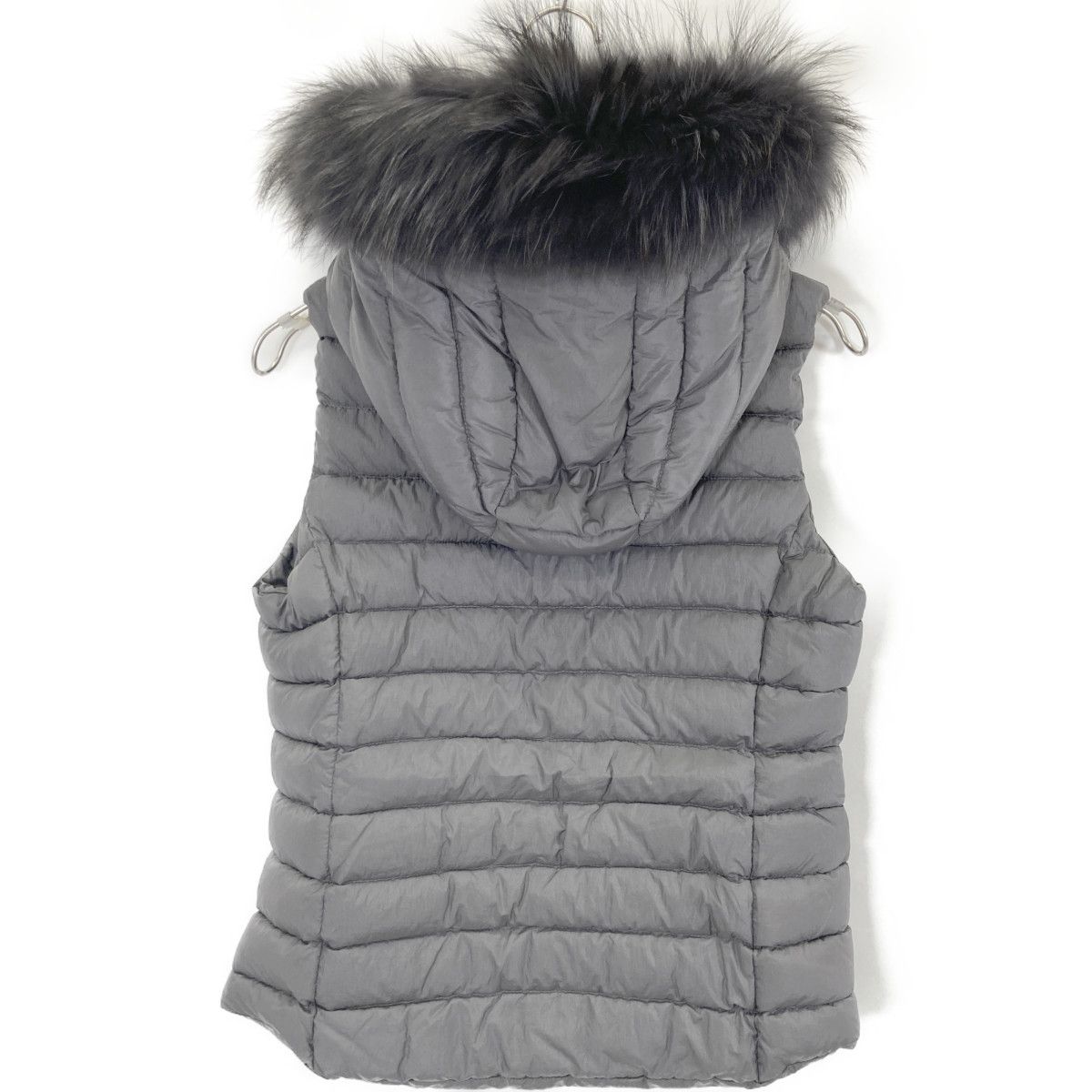 美品 y2k キャンプ7 ダウンベスト ラクーンファー ゴールド XL 3WAY