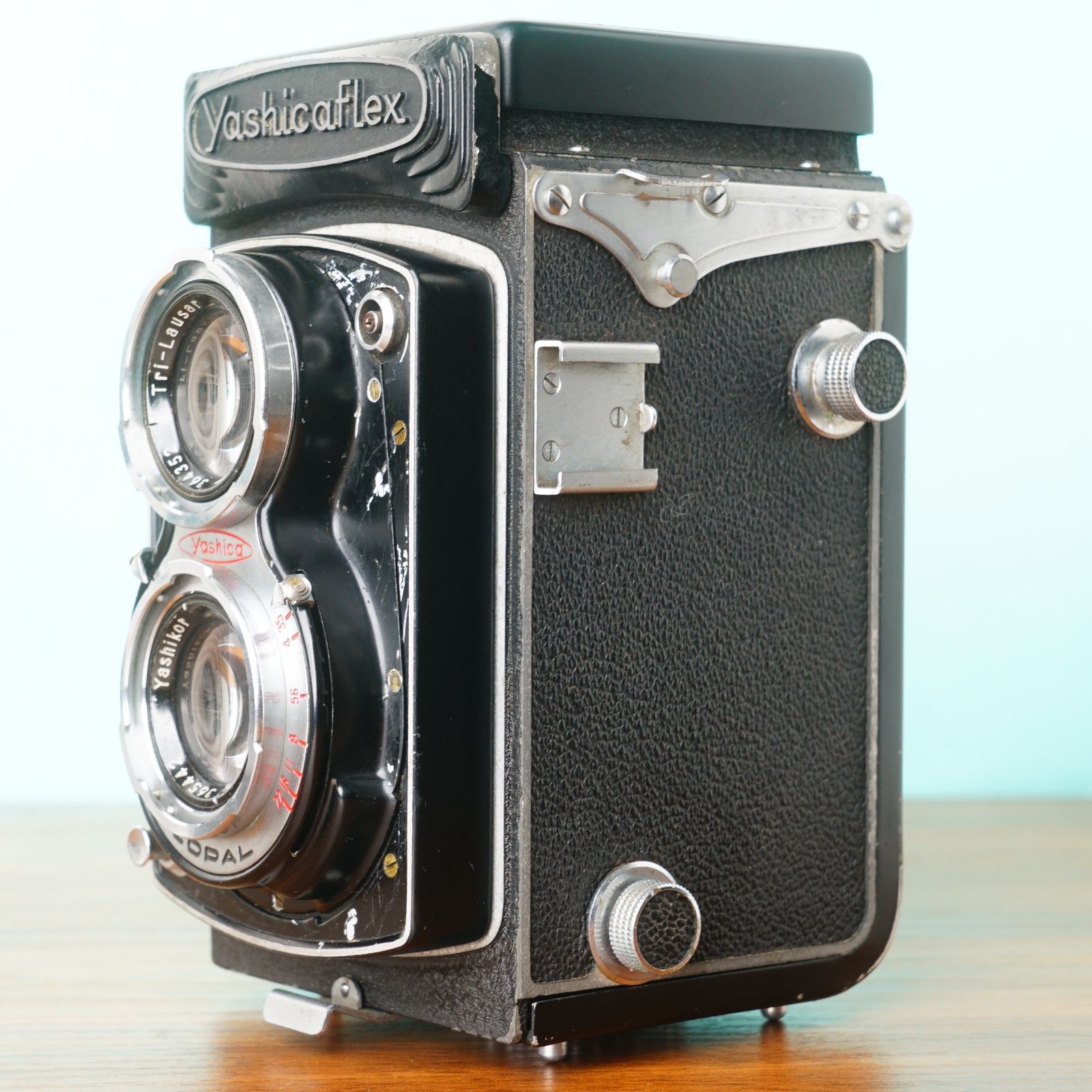 [美品] 完動品◎YASHICAFLEX C型 二眼レフ ケース付き #06 美品] 完動品◎YASHICAFLEX C型 二眼レフ ケース付き #06 カメラ