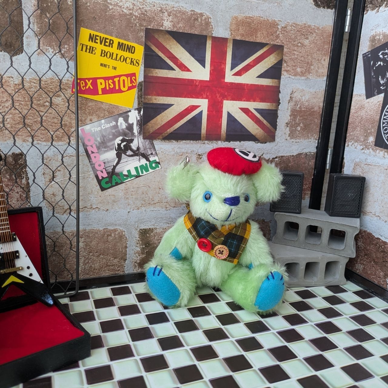 happy ちび姫ランド 作家 蜂クマ テディベア ハンドメンド ぬいぐるみ