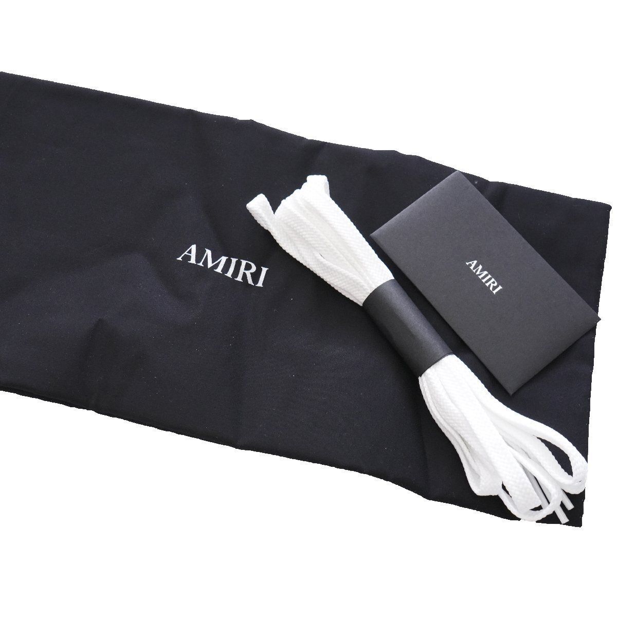 2025◇ AMIRI ◇アミリ◇レオパード スケルトップ MAロゴ レザー