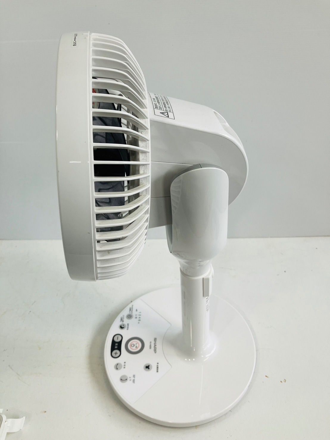 扇風機SHARP PJ-H2DS-W WHITE 2019年製 リモコン付き - メルカリ