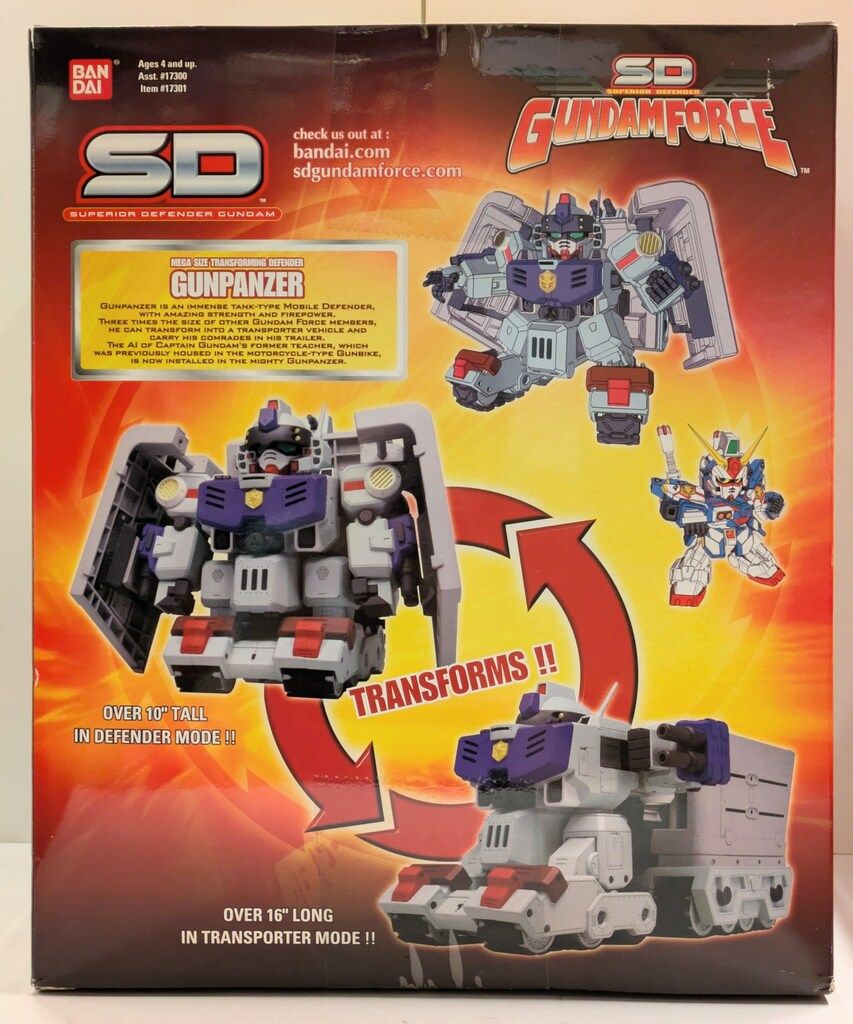 バンダイUSA SDフレクション SDガンダムフォース ガンパンツァー