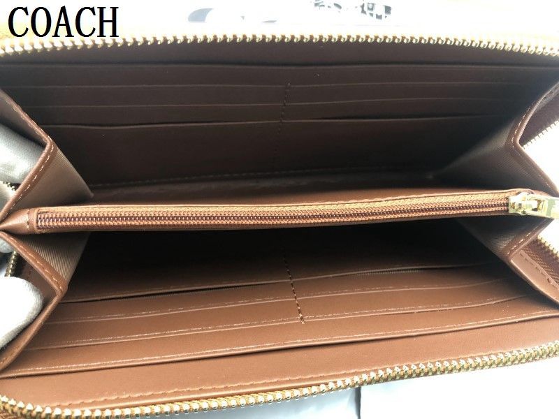 コーチ COACH 長財布 財布 シグネチャー アコーディオンラウンドジップ 