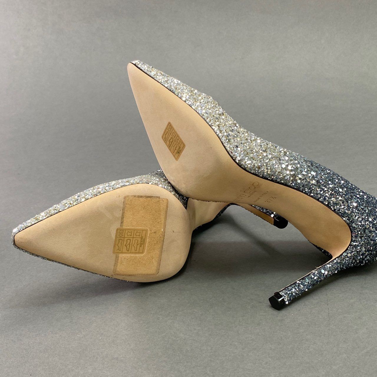 JIMMYCHOO/グリッターパンプス/グラデーション/37