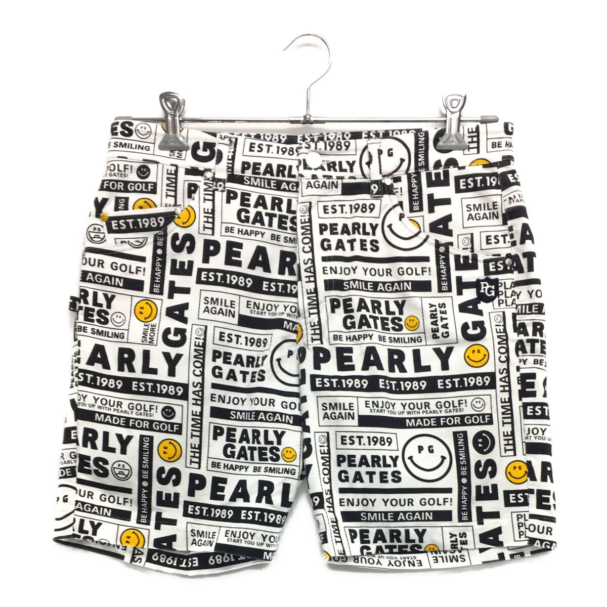 中古 メンズ パーリーゲイツ PEARLY GATES ハーフパンツ 4(M) ホワイト