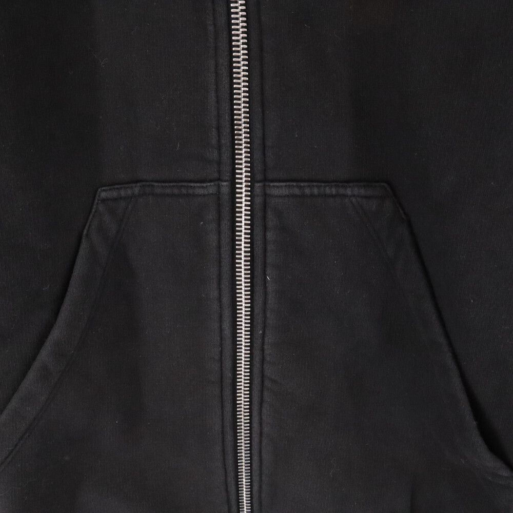 Rick Owens リックオウエンス 22AW JASONSHOODIE ジップアップパーカー ブラック DU02B4276 Rick Owens (リックオウエンス) 22AW JASONSHOODIE ジップアップ