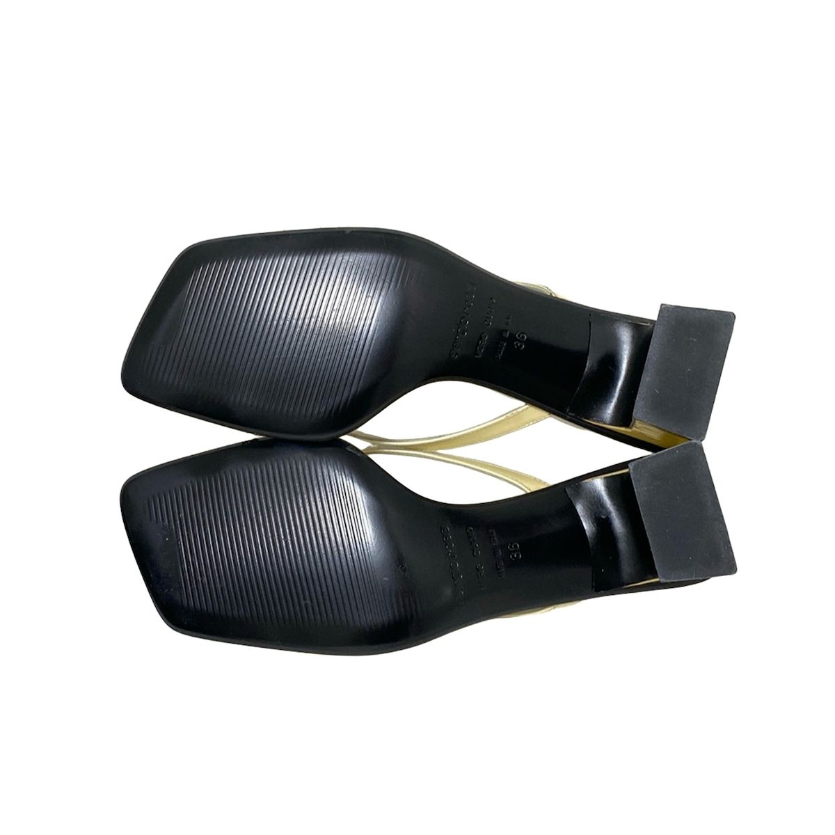 sergio rossi セルジオロッシ ミュール 36 レディース - アイボリー レザー WWW_MORNINGWALKER_COM