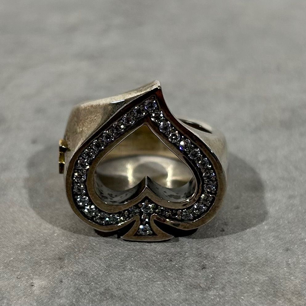 magical Design リング　marked シルバー　950×18K Magical Design×TRACK --DIGNITY SKULL RING-