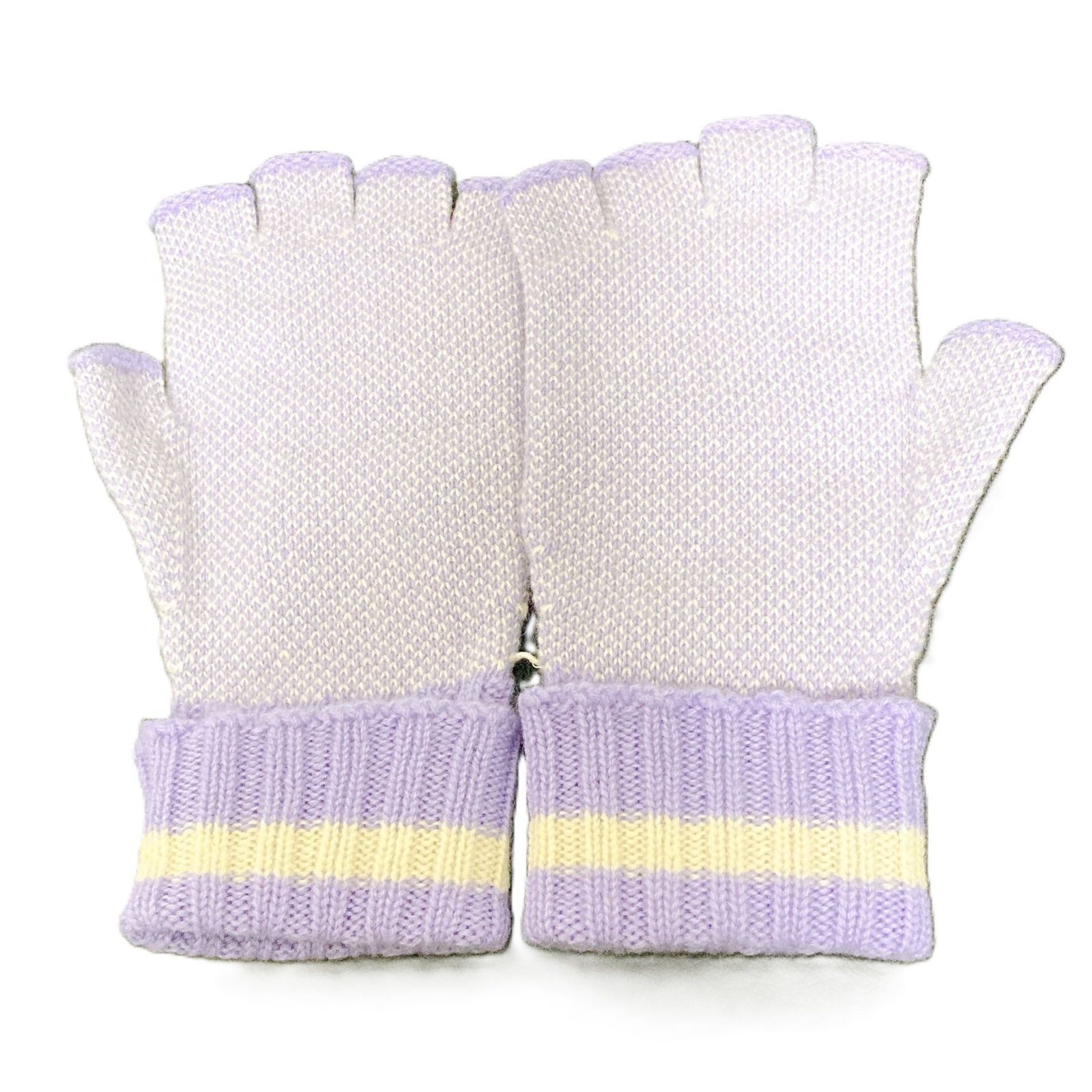 2559 ♥ GUCCI グッチ カシミヤ フィンガーレス グローブ 手袋 ライラック 726586 NICORILABO_COM
