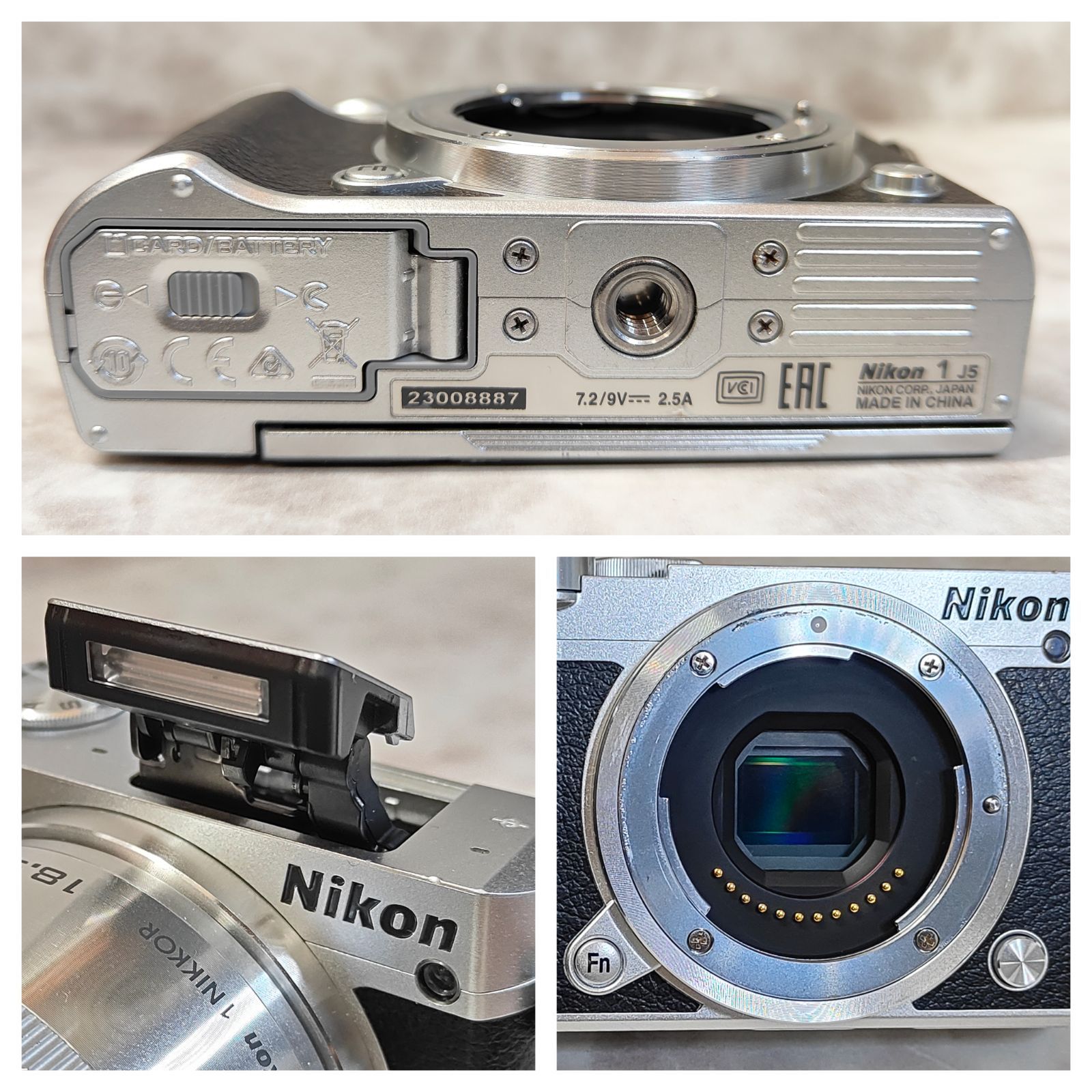 【良好 可動品 新品充電器 バッテリー付き】ニコン Nikon 1 J5  ミラーレス一眼 レンズ交換式アドバンストカメラ （SNA）024063002009KG