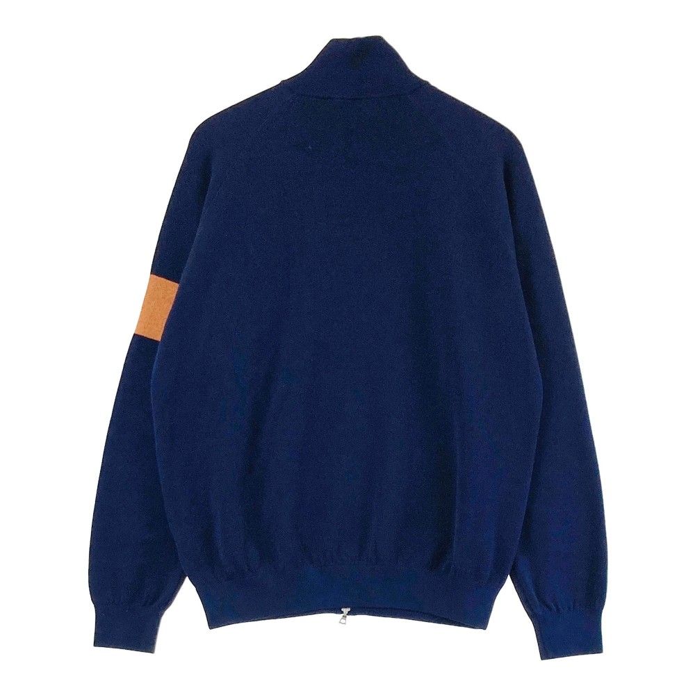 サイズ 6 MASTER BUNNY EDITION マスターバニーエディション ニット ジップジャケット ネイビー系 240101537656 ゴルフウェア メンズ ストスト