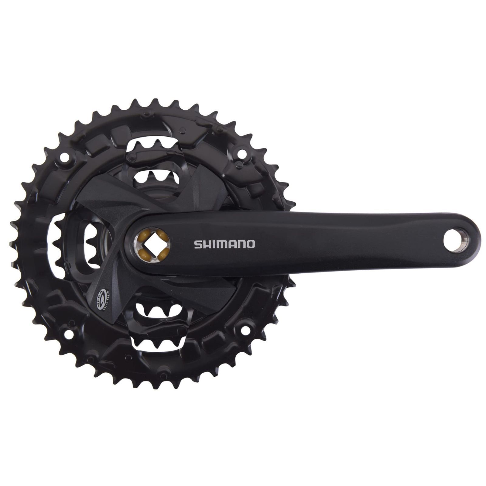 ブラック_175mm シマノ (SHIMANO) フロントチェーンホイール (MTB) FC-M371 44×32×22T 175mm 9S ブラック・対応BB 四角軸UN 122.5mm (LL123) EFCM371E422XL ACERA (アセラ)