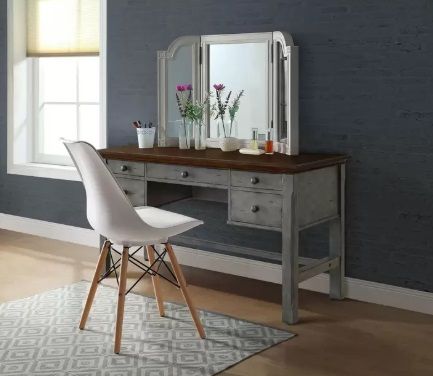 ホワイト】Bayside Furnishings アクセントチェアー 2脚セット