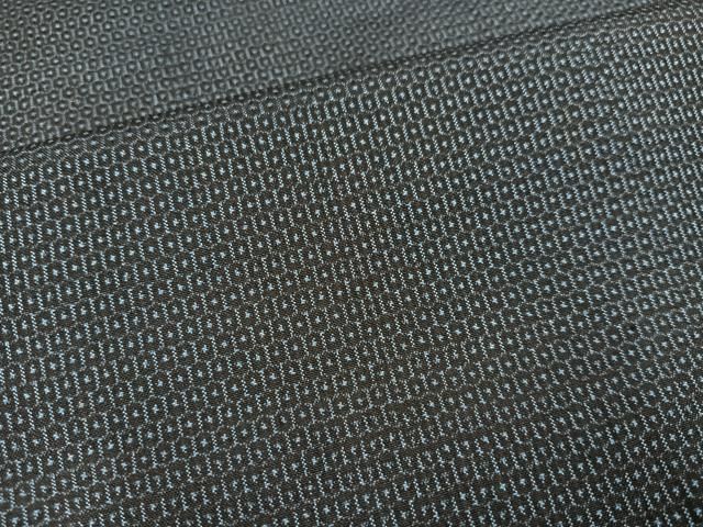 平和屋着物□男性 本場大島紬 アンサンブル 100亀甲 総詰め 正絹 逸品  