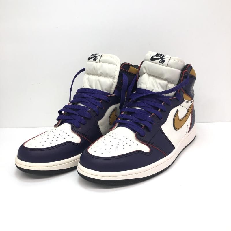 【中古】NIKE SB AIR JORDAN 1 RETRO HIGH DEFIANT La To Chicago 28 CD6578-507 ナイキ SB エアジョーダン1[66]
