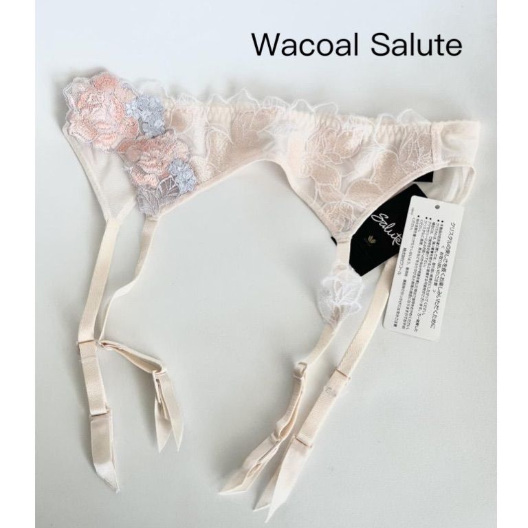 大人女性の ☆【新品】 Wacoal 60G ガーターベルト ワコールサルート Salute 下着・アンダーウェア